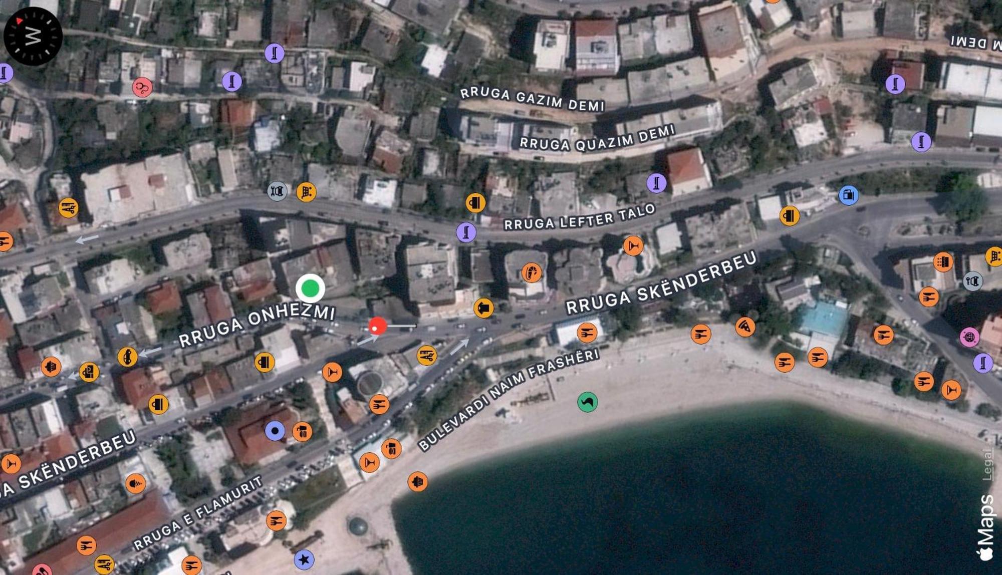 Aries Apartments Sarandë Exteriér fotografie